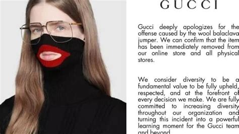 gucci sweater offensive|Gucci apologizes and stops selling $890 'blackface' .